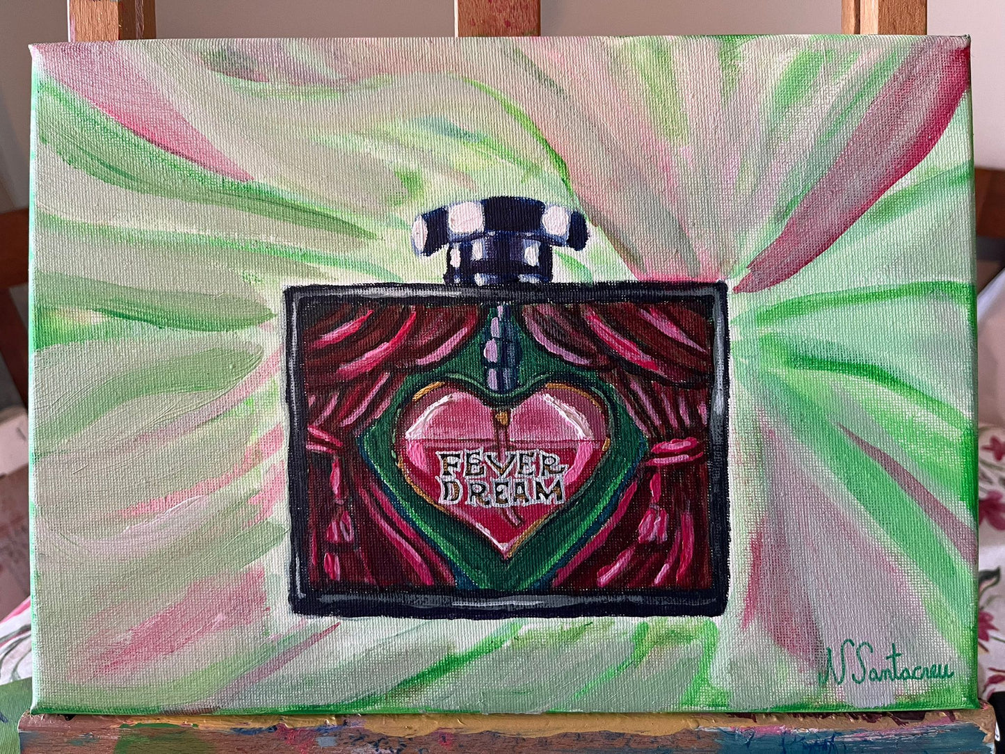 Fever Dream Perfume Bottle - Original Painting