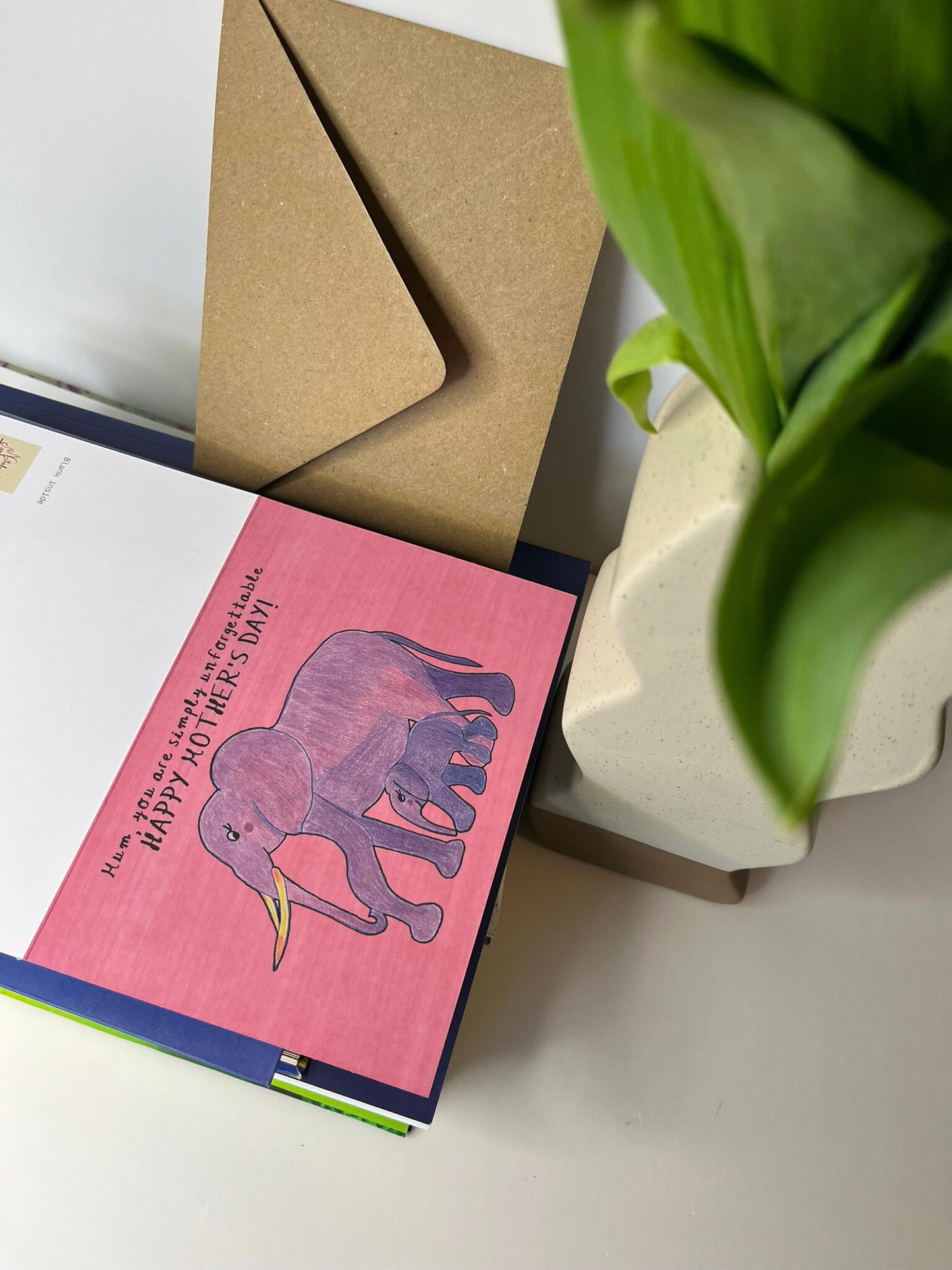 Mother's Day Elephants Greeting Card