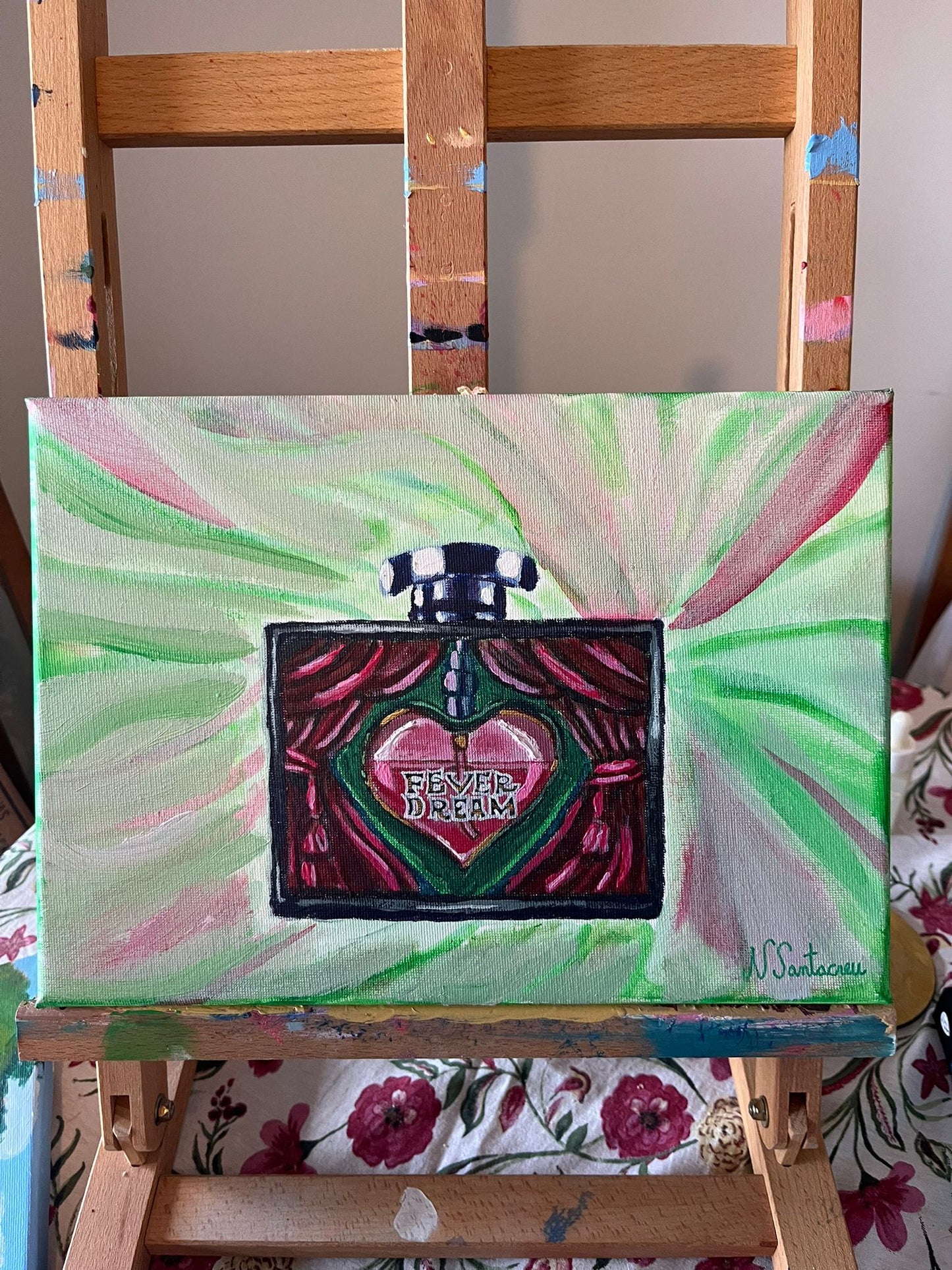 Fever Dream Perfume Bottle - Original Painting
